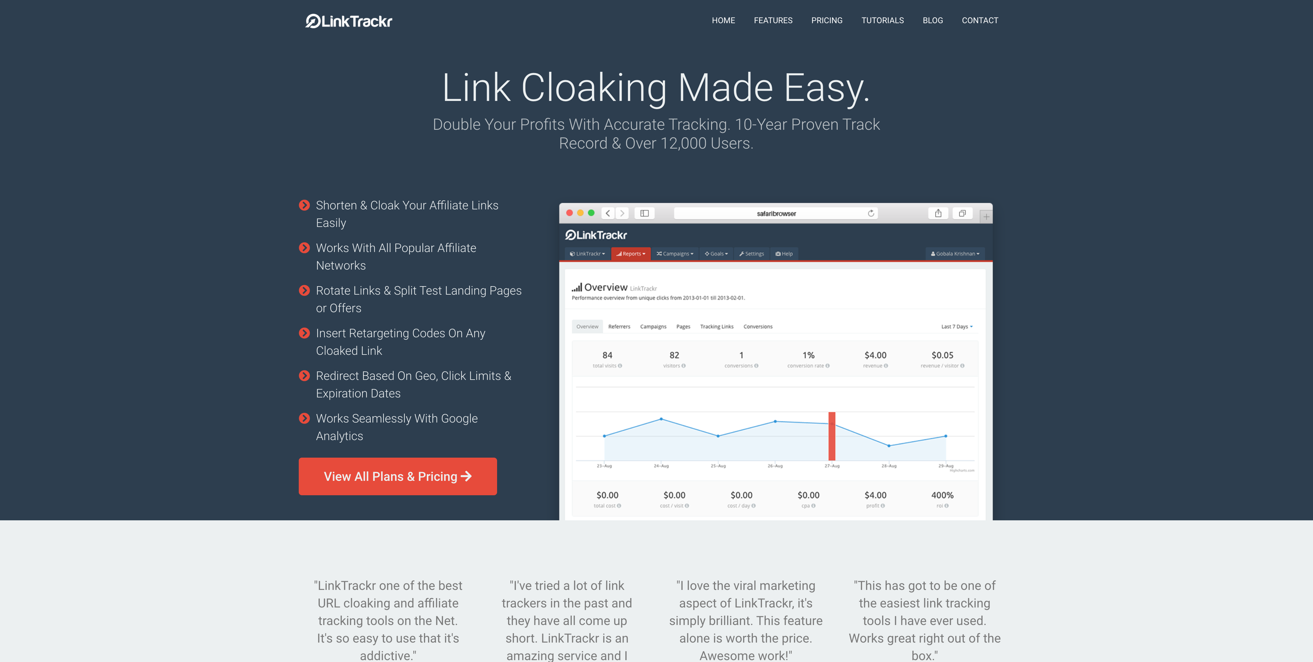 Ad Tracking Link Tracking PPC Tracking by LinkTrackr LinkTrackr