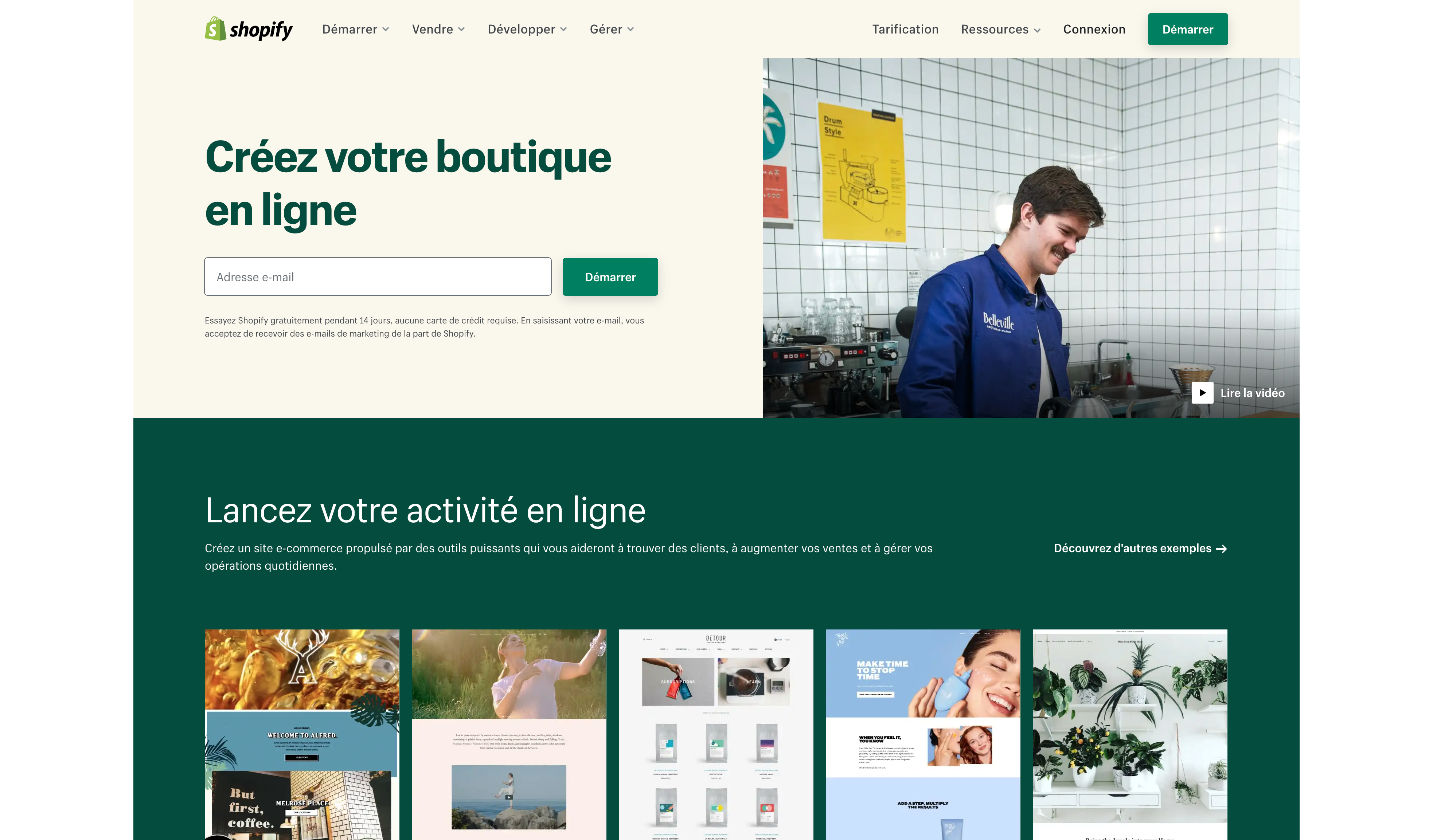 Ecommerce Creer une Boutique en Ligne Facilement Shopify