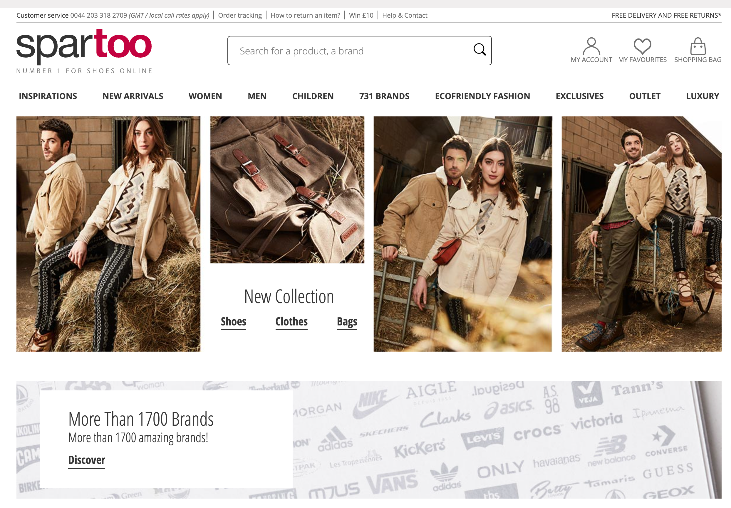 SPARTOO Shoes bags and clothes Free Delivery