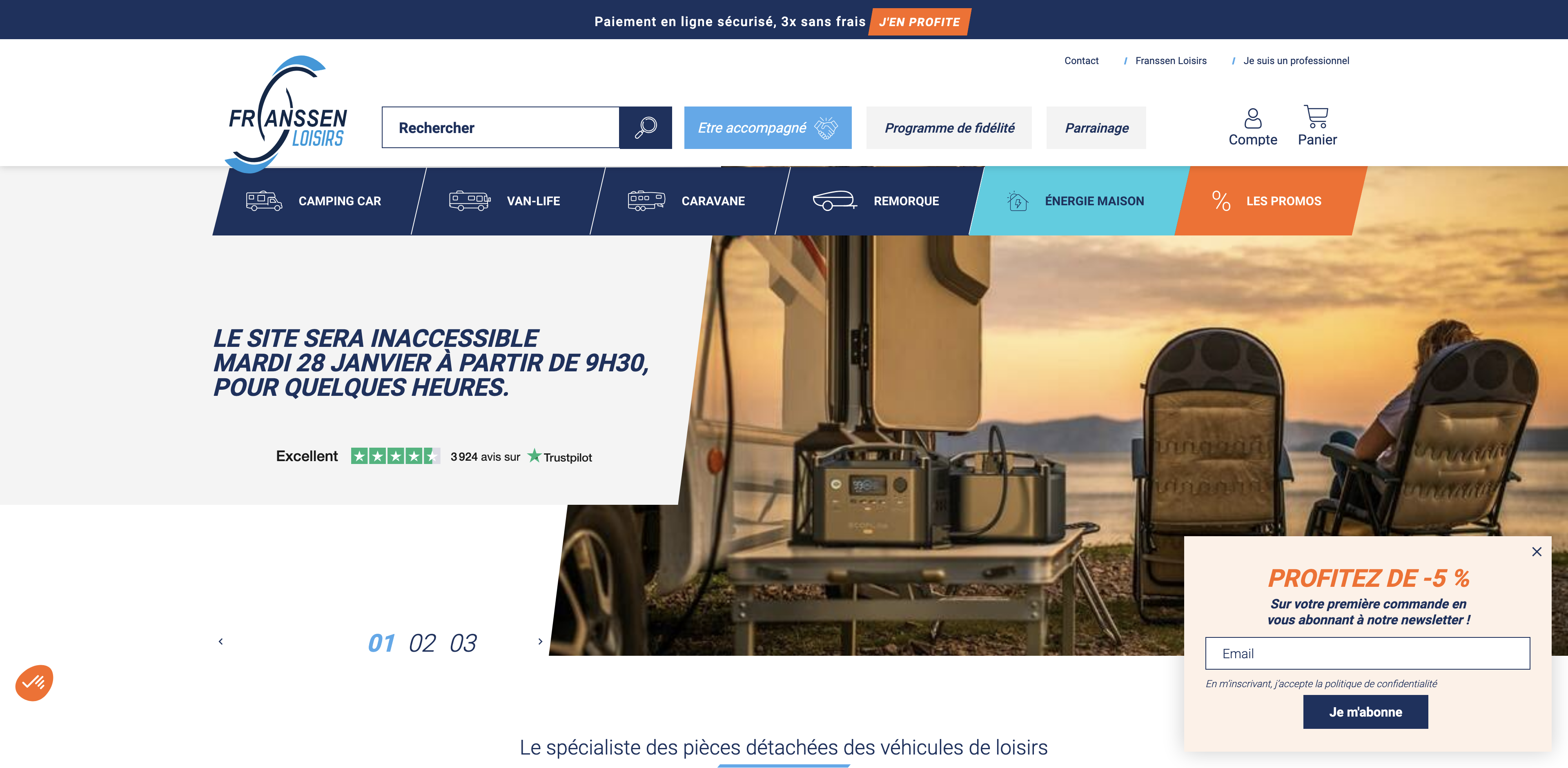 Franssen loisirs.fr avis