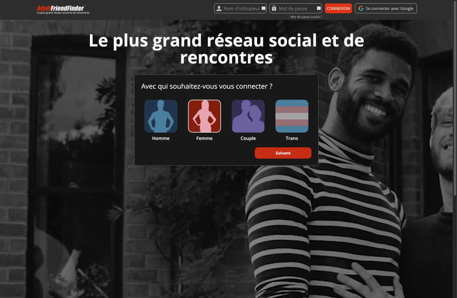 Présentation publique de adultfriendfinder