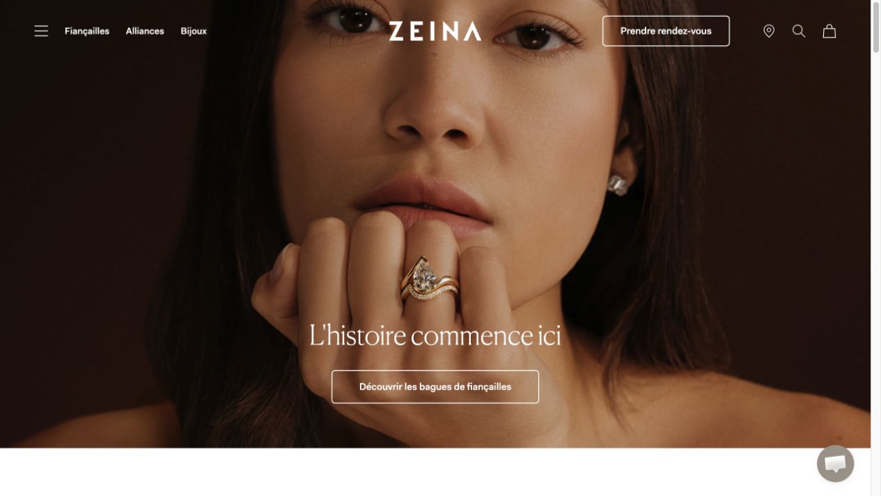 Présentation de Zeina Alliances sur son site officiel